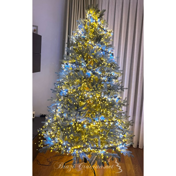 Umetno božično drevo Azula 3D + 2D - 220 cm