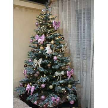 Umetno božično drevo Burnitat 3D + 2D - 220 cm