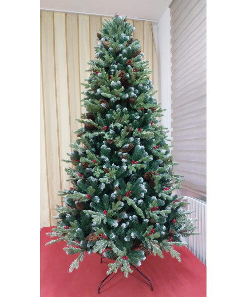 Umetno božično drevo Rustic 3D + 2D - 220 cm