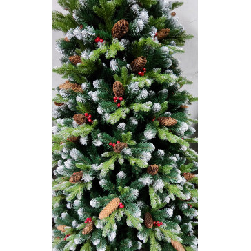 Umetno božično drevo Rustic 3D + 2D - 220 cm