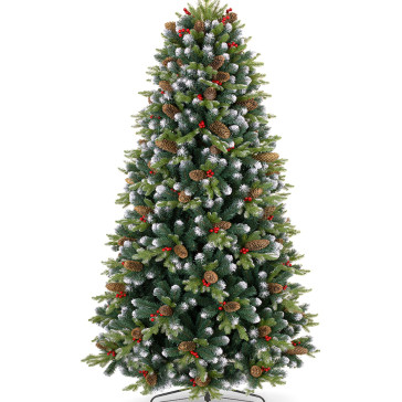 Umetno božično drevo Rustic 3D + 2D - 220 cm