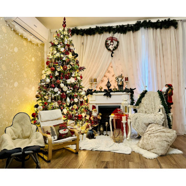 Umetno božično drevo Premium Lux 3D + 2D - 220 cm