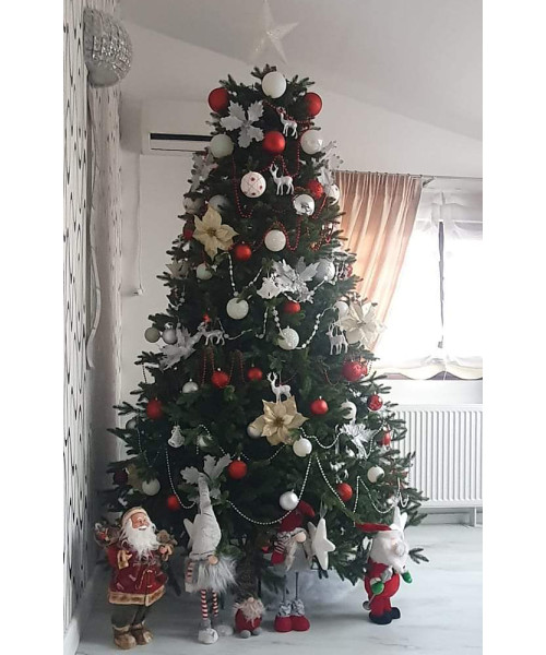 Umetno božično drevo Klaus 3D+2D 220 cm