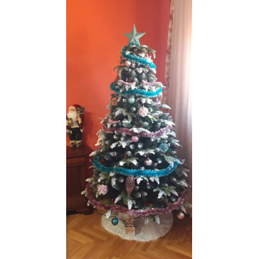 Umetno božično drevo Realistic 3D + 2D - 220 cm