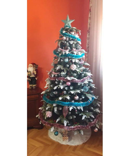 Umetno božično drevo Realistic 3D + 2D - 220 cm