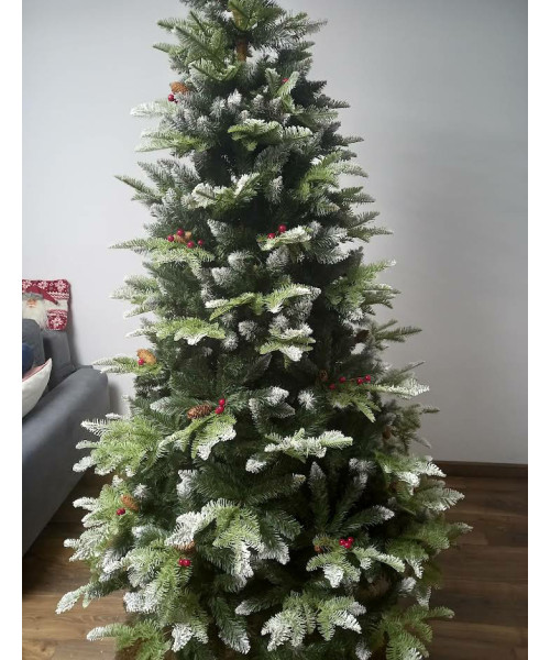 Umetno božično drevo Realistic 3D + 2D - 220 cm