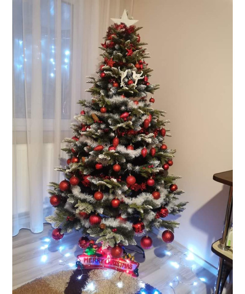Umetno božično drevo Realistic 3D + 2D - 220 cm