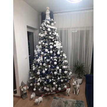 Umetno božično drevo Realistic 3D + 2D - 220 cm