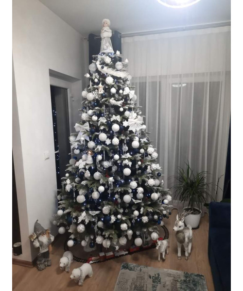 Umetno božično drevo Realistic 3D + 2D - 220 cm