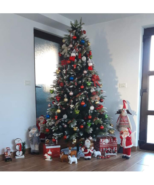 Umetno božično drevo Realistic 3D + 2D - 220 cm