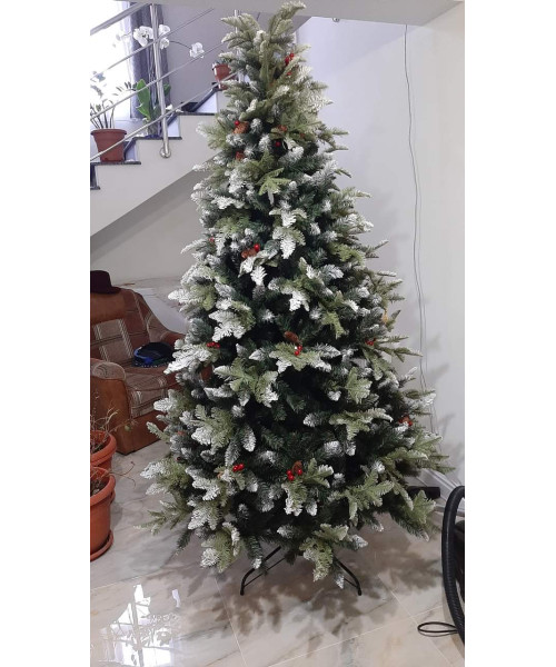Umetno božično drevo Realistic 3D + 2D - 220 cm